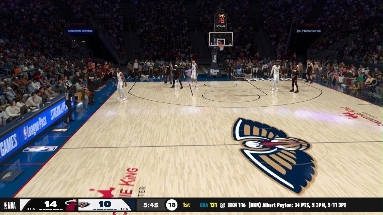 NBA 2K26 Pelicans rebuild year 8 game 30 pelicans heat