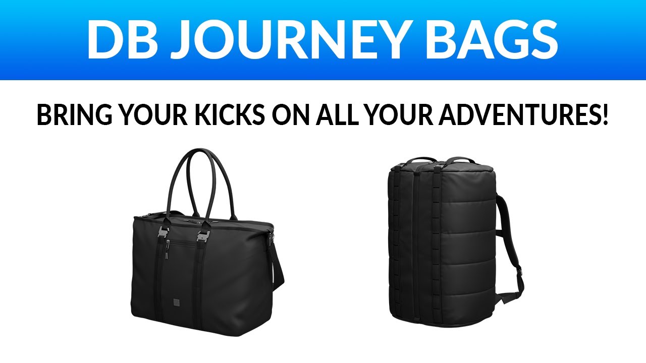 2 bags that are amazing to transport your kicks! - DBJourney Aera Tote and Hytta Backpack