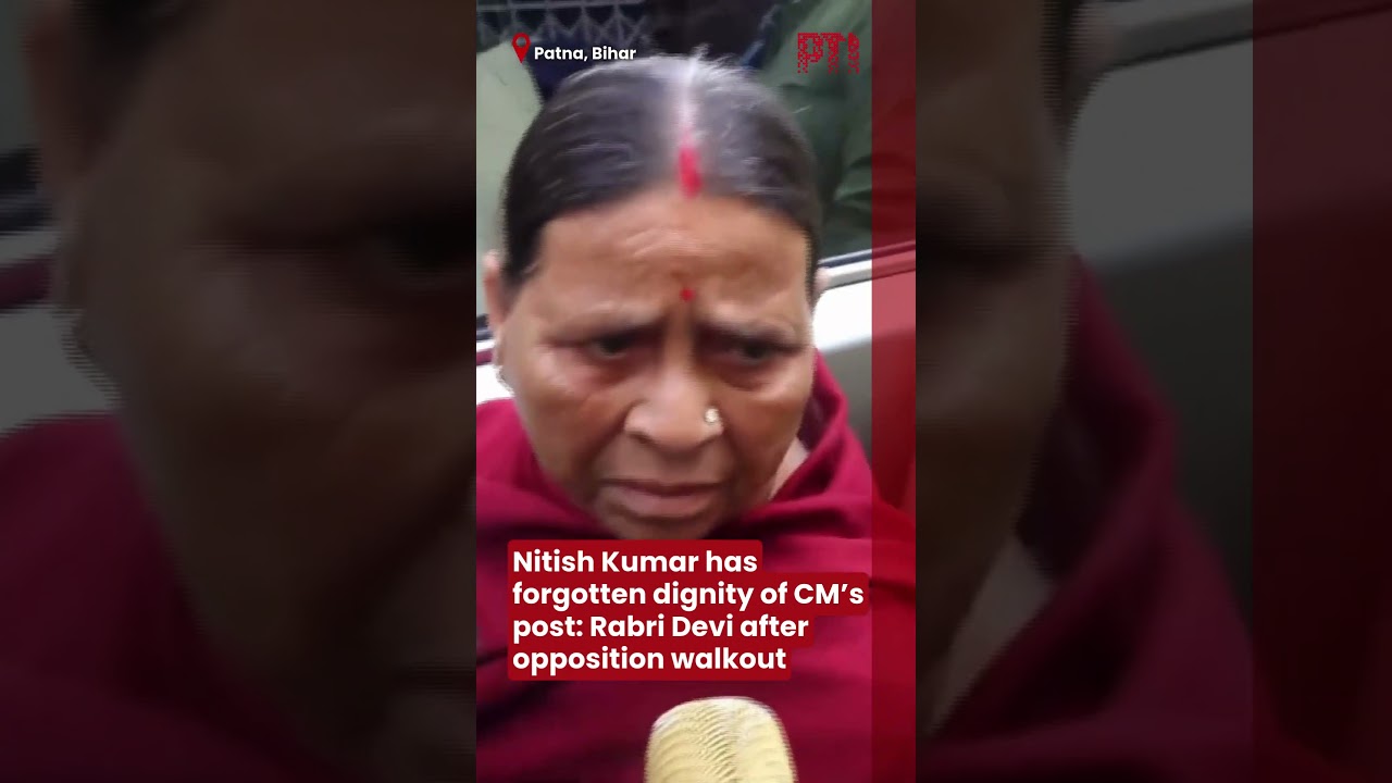 Nitish Kumar has forgotten dignity of CM&rsquo;s post, says Rabri Devi after opposition walkout