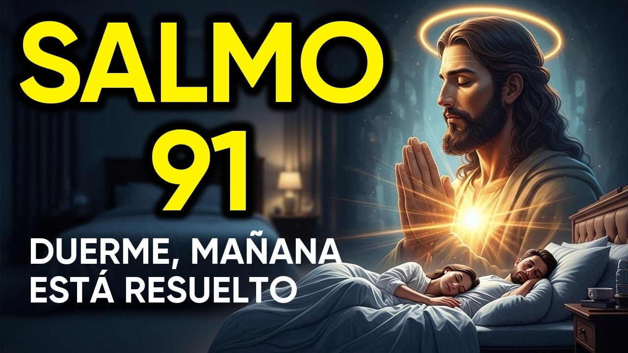 Salmo 91 para Dormir en Paz — Dios te Libra de la Angustia del Mañana 😰📆