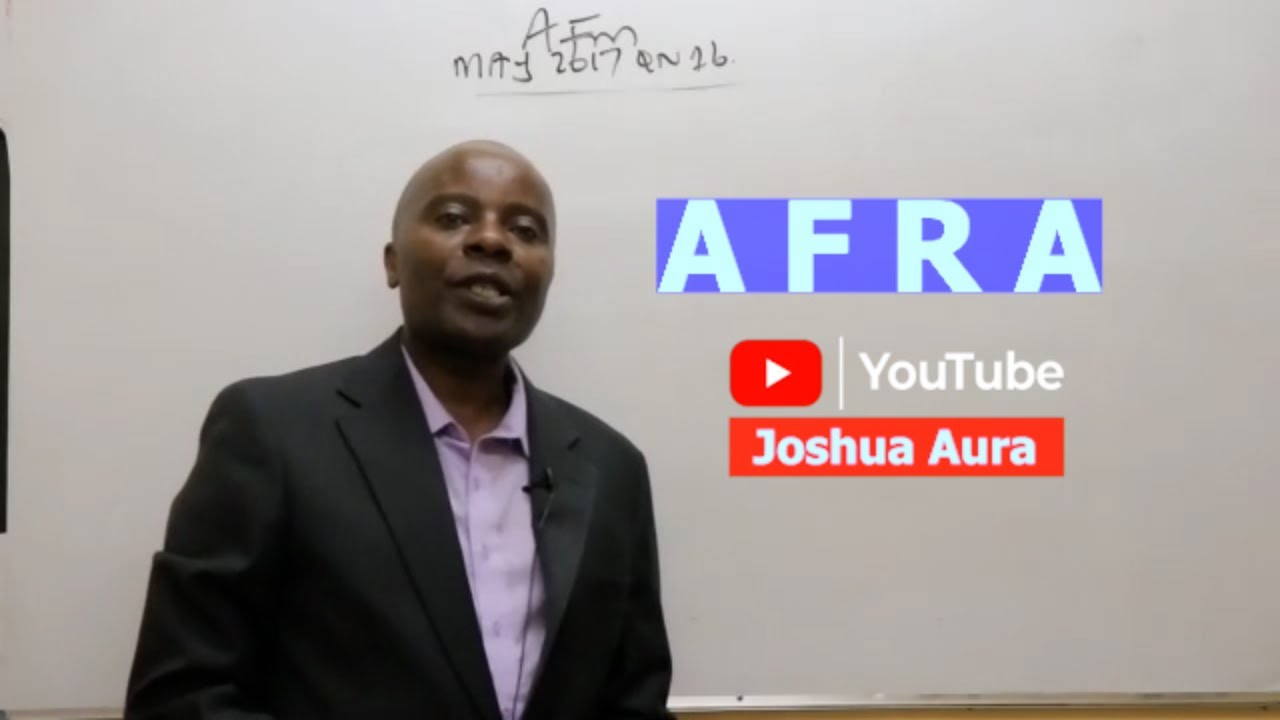 AFRA- Sustainability and Integrated reporting-CPA Kenya