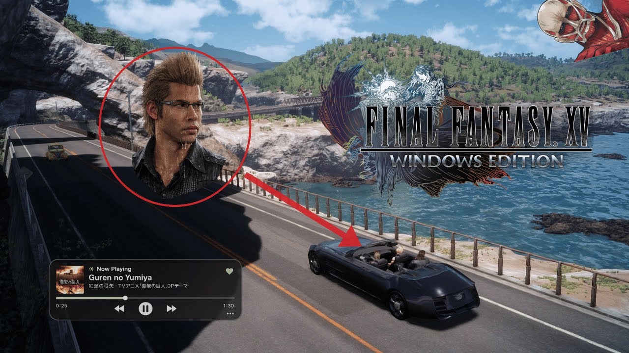 A Nice Relaxing Drive… Why Is Ignis Sweating? || Final Fantasy XV Windows Edition 5 [EN/ID]