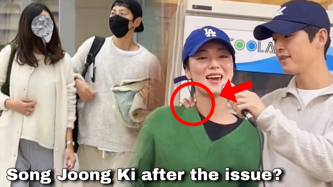 Joong Ki being clingy to Yeobin at the Wrap-up Party after the issue of dating the non celebrity?