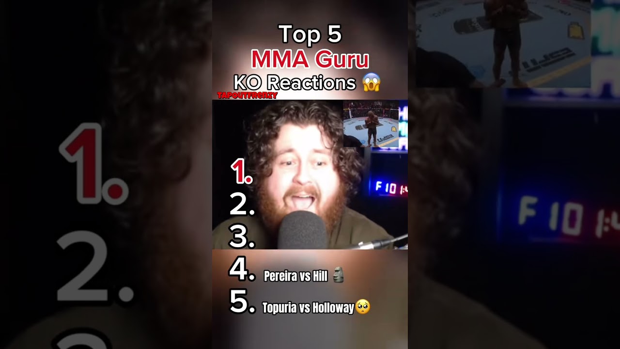 Top 5 HILARIOUS MMA Guru Moments! 😂🔥 Best Reactions You NEED to See
