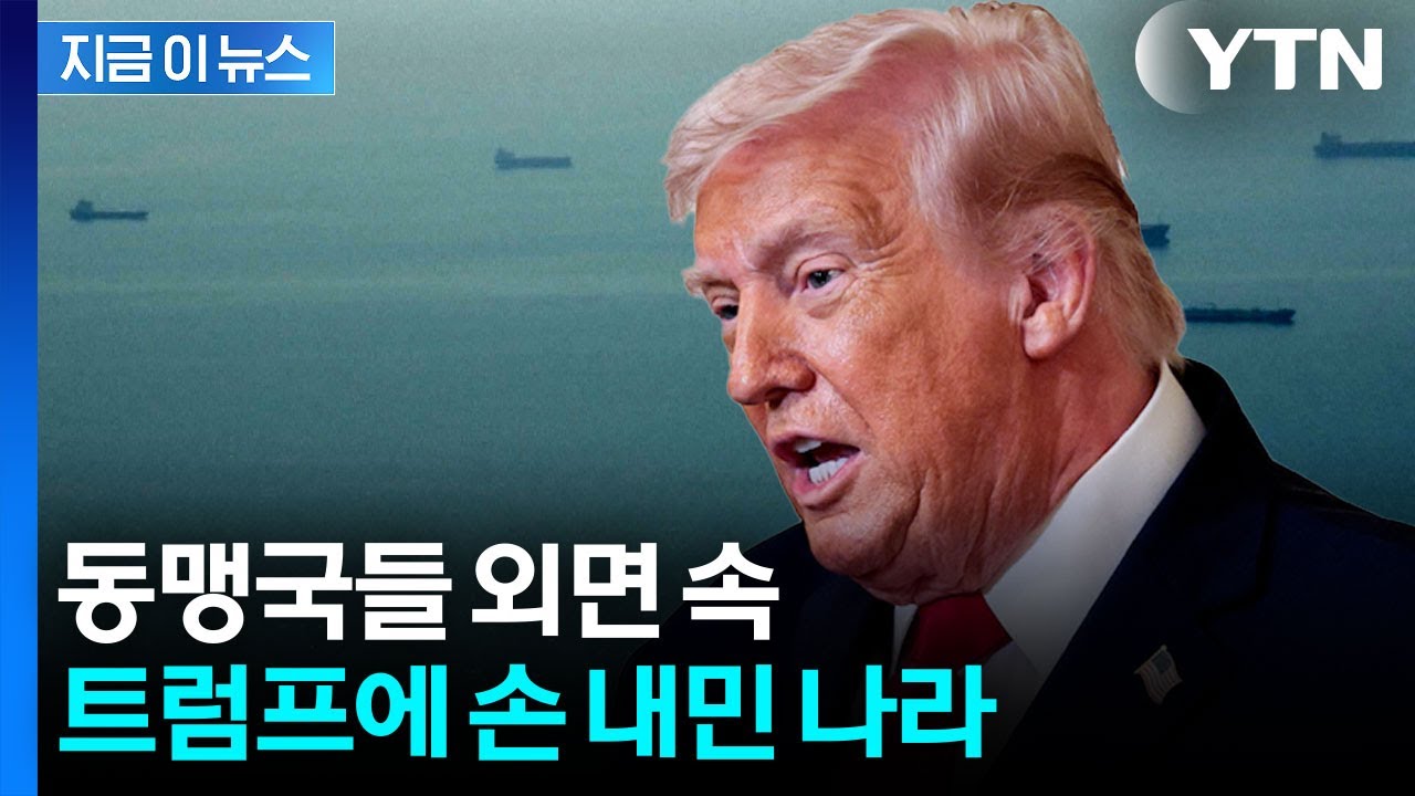미국 동맹들 외면한 가운데...'호르무즈 호위' 동참 시사 [지금이뉴스]  / YTN