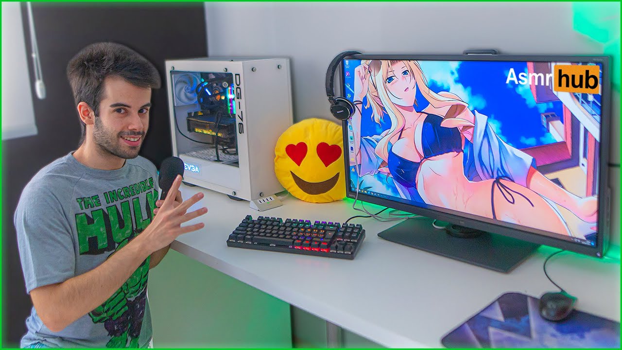 Hago ASMR en MI SETUP GAMING y os lo ENSEÑO🎮🕹️