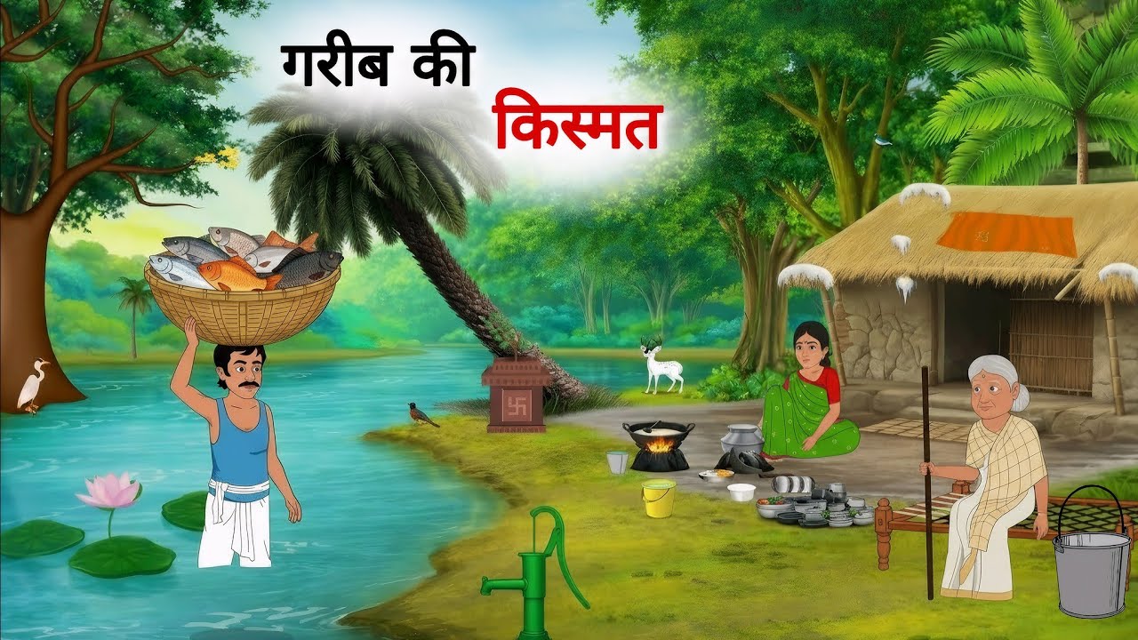 गरीब की किस्मत | Garib ki kismat | hindi kahaniyan | cartoon story | hindi stories | moral stories 