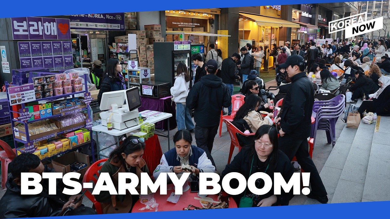Businesses in Seoul enjoy sales boost from BTS&rsquo; comeback concert