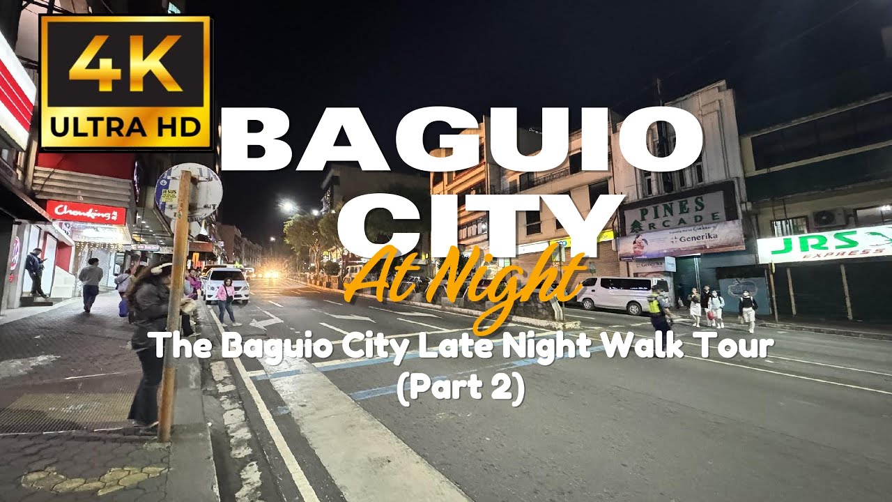 Baguio City At Night (Part 2) | Session Road Evening Vibes 🌙