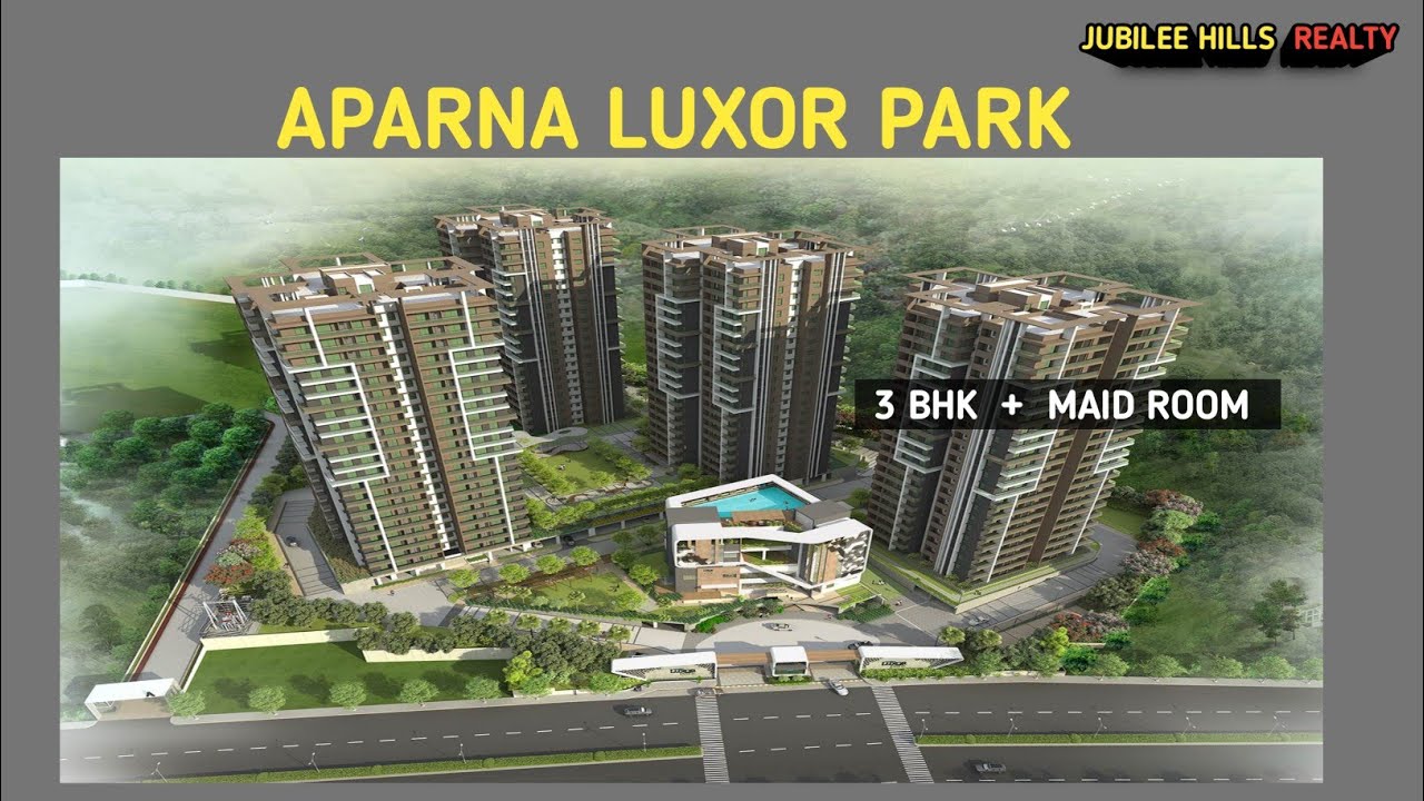 3 bhk luxurious flat for sale Aparna Luxor park Kondapur 