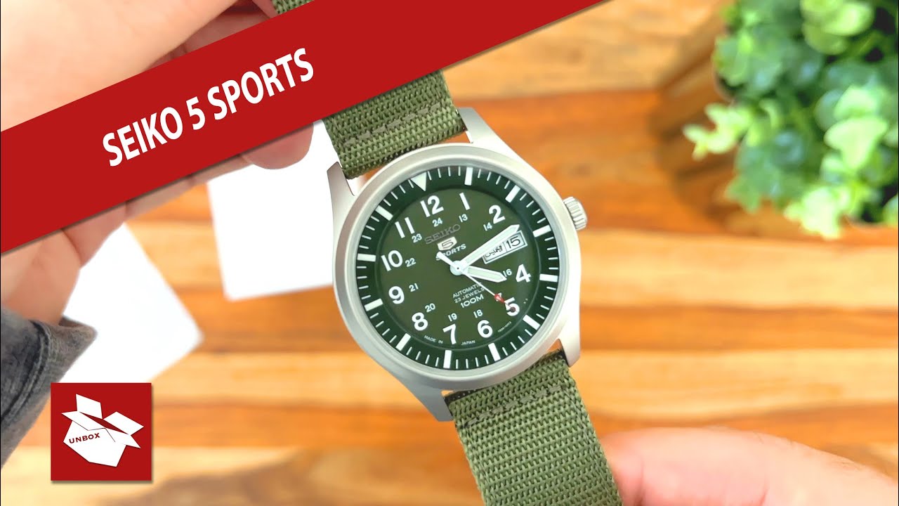 SEIKO 5 Sports Watch SNZG09J1 Unboxing | 4K | Episode 16