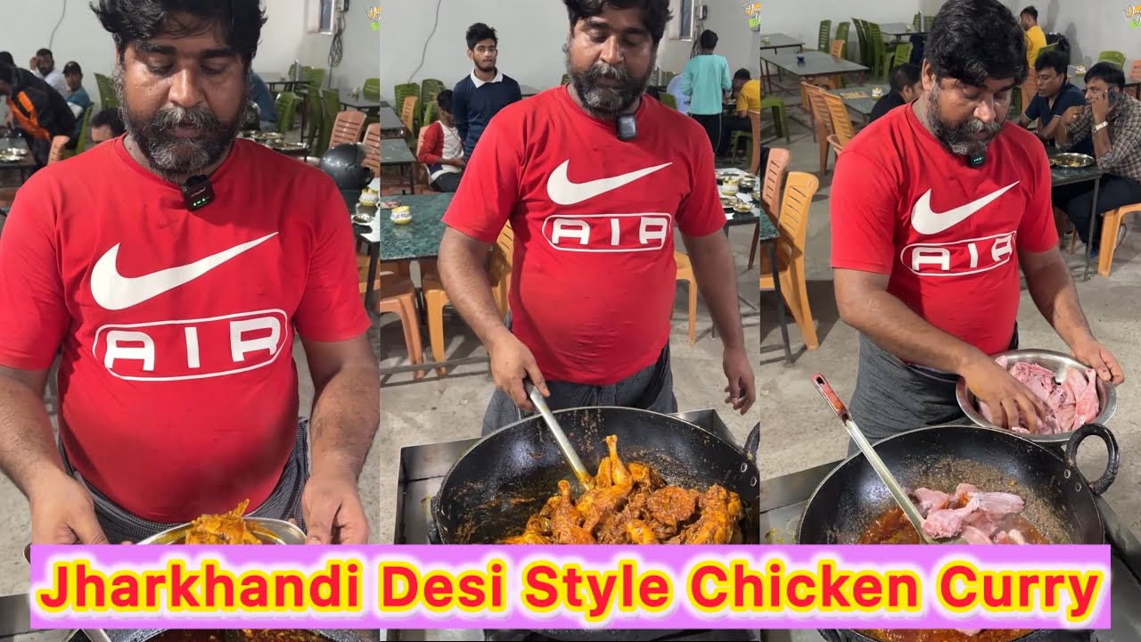 🍗 Jharkhandi Desi Style Chicken Curry in Ranchi 😍 | ₹50 Mein Zyada Bada Piece 🤩 | Ranchi Street Food