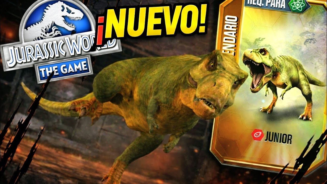 NUEVO JUNIOR CRIA DE TIRANOSAURUS REX! Hijo de Buck y Doe de JP Lost World 🦖 Jurassic World El Juego