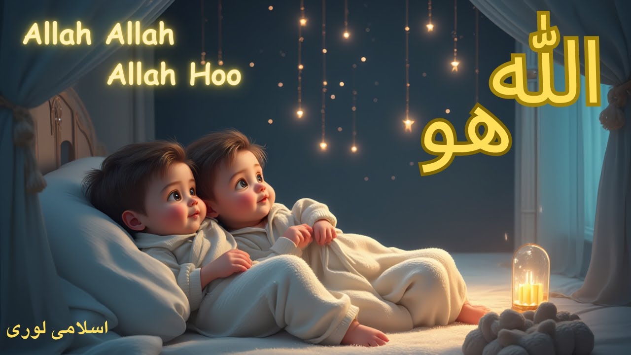 Allah Hoo Allah Hoo | Peaceful Islamic Lullaby for Babies | Islamic Lullabies for Sleep