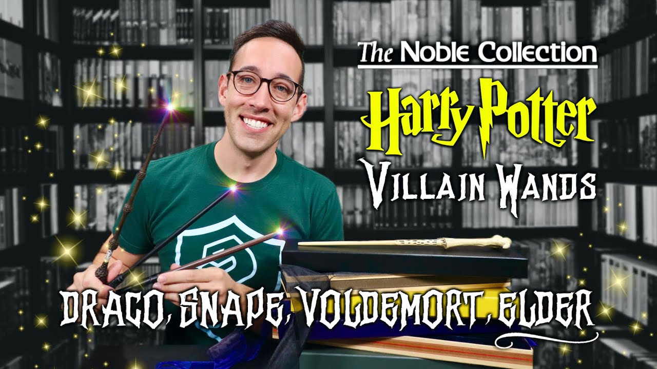 Harry Potter Villain Wands | Draco, Snape, Voldemort, the Elder Wand | Noble Collection