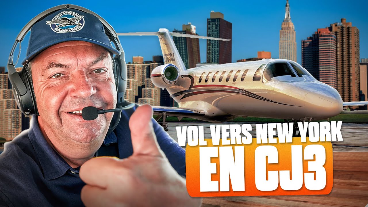 Direction New York en jet prive Citation CJ3 +  ✈ #aviation #vlog #pilot