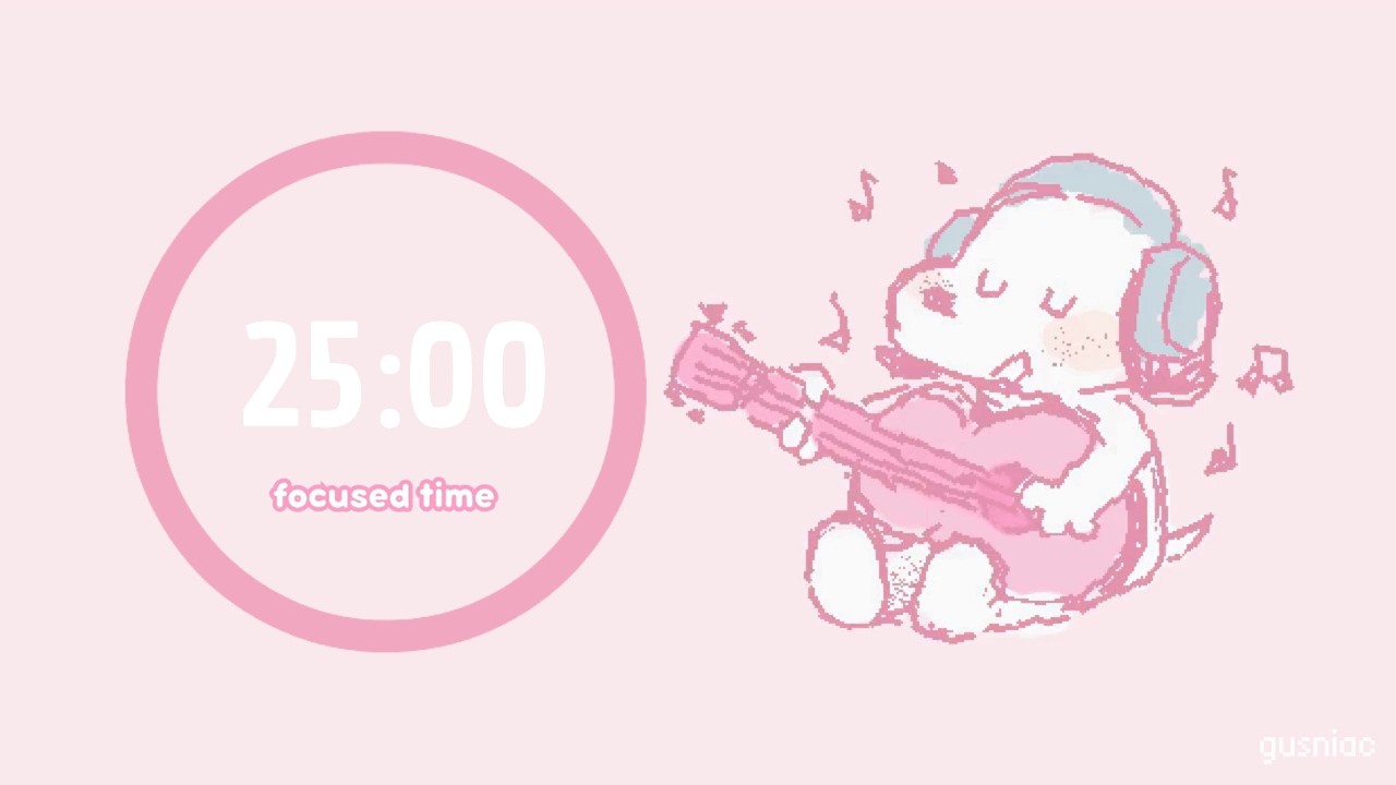 Study With Me | Snoopy Pomodoro Timer 25/5 x 4 | Lofi, No Mid Ads
