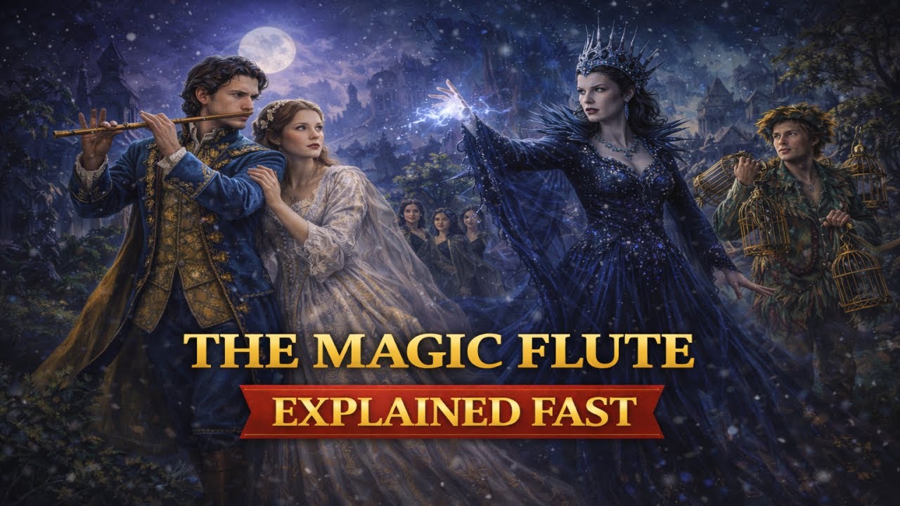 THE MAGIC FLUTE - The OPERA Story Explained FAST