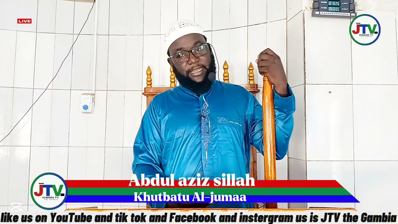 Khutbatu Al-jumaa)abdul aziz sillah)today)date 10/10/2025