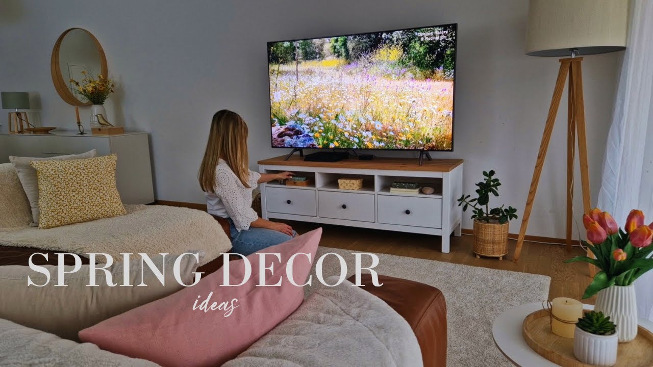 DECORATING FOR SPRING🌷DIY- Dried flowers in frame🌼spring vlog🌹