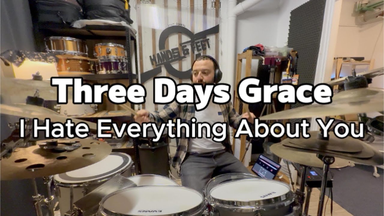 Three Days Grace - I Hate Everything About You (Drum Cover)