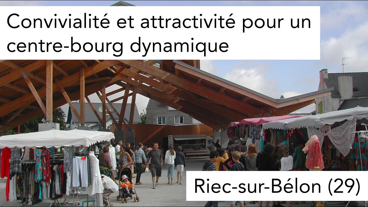 Riec-sur-Bélon (29) : convivialité et attractivité pour un centre-bourg dynamique