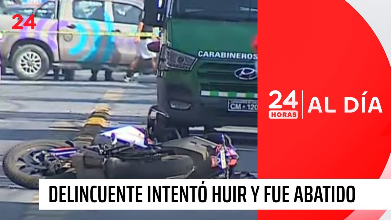 Muere delincuente abatido por carabineros en San Bernardo | 24 Horas TVN Chile