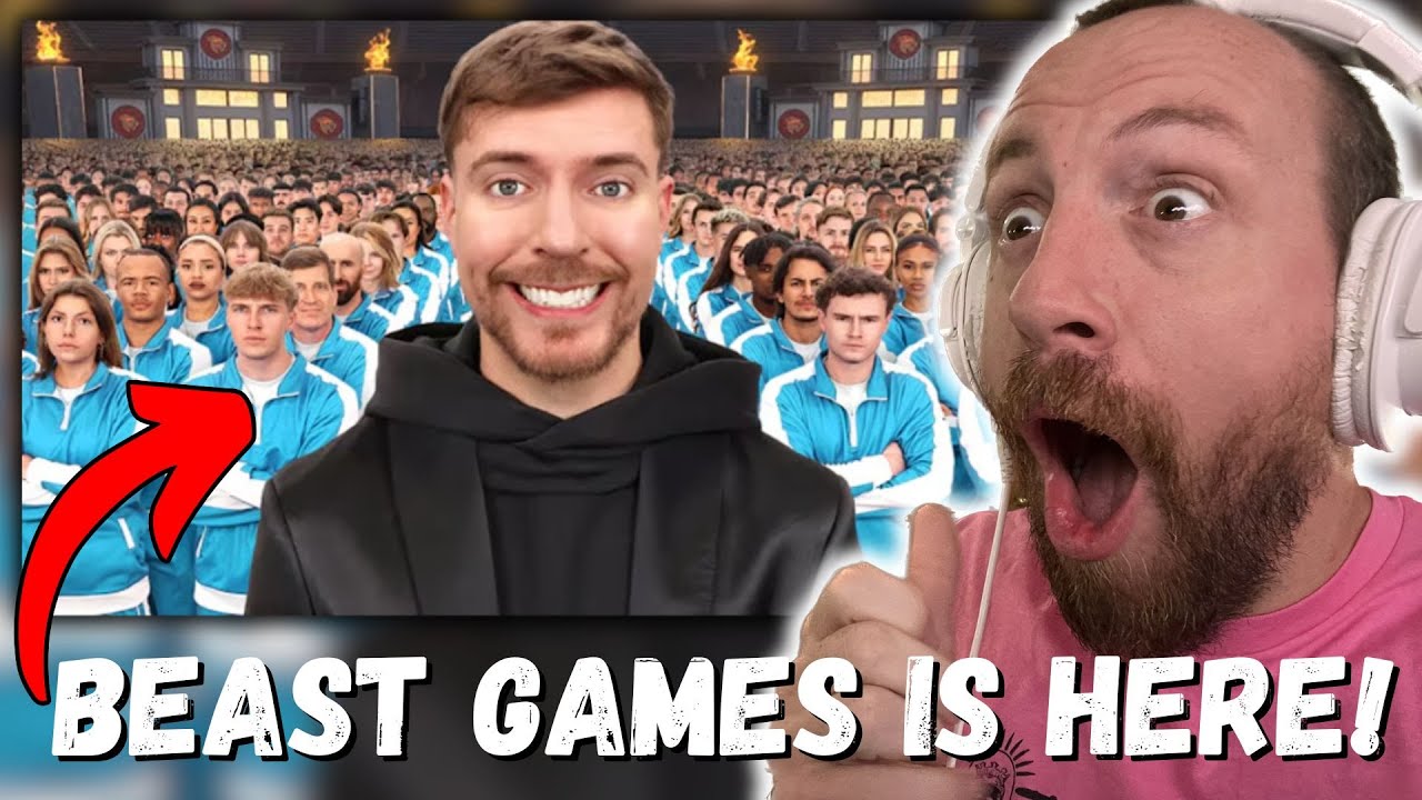 BEAST GAMES IS HERE!!! MrBeast 2,000 People Fight For $5,000,000 (REACTION!!!)