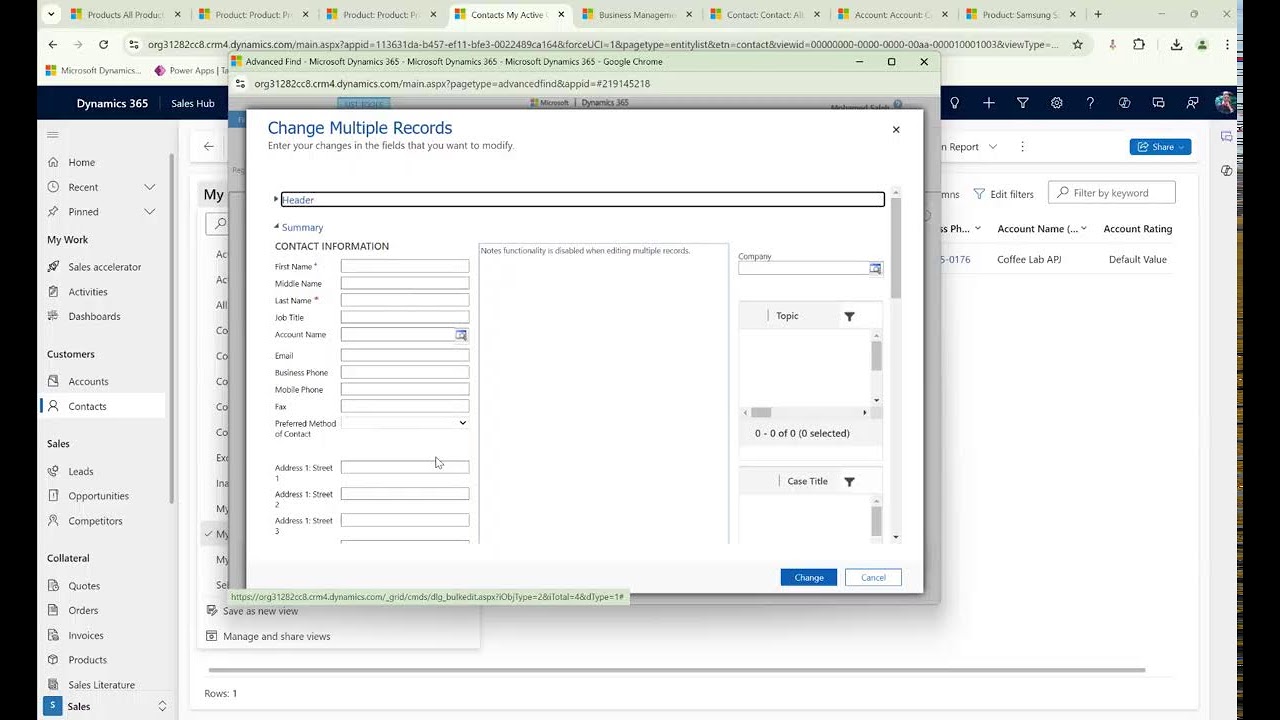 Microsoft Dynamics 365 Advanced Find