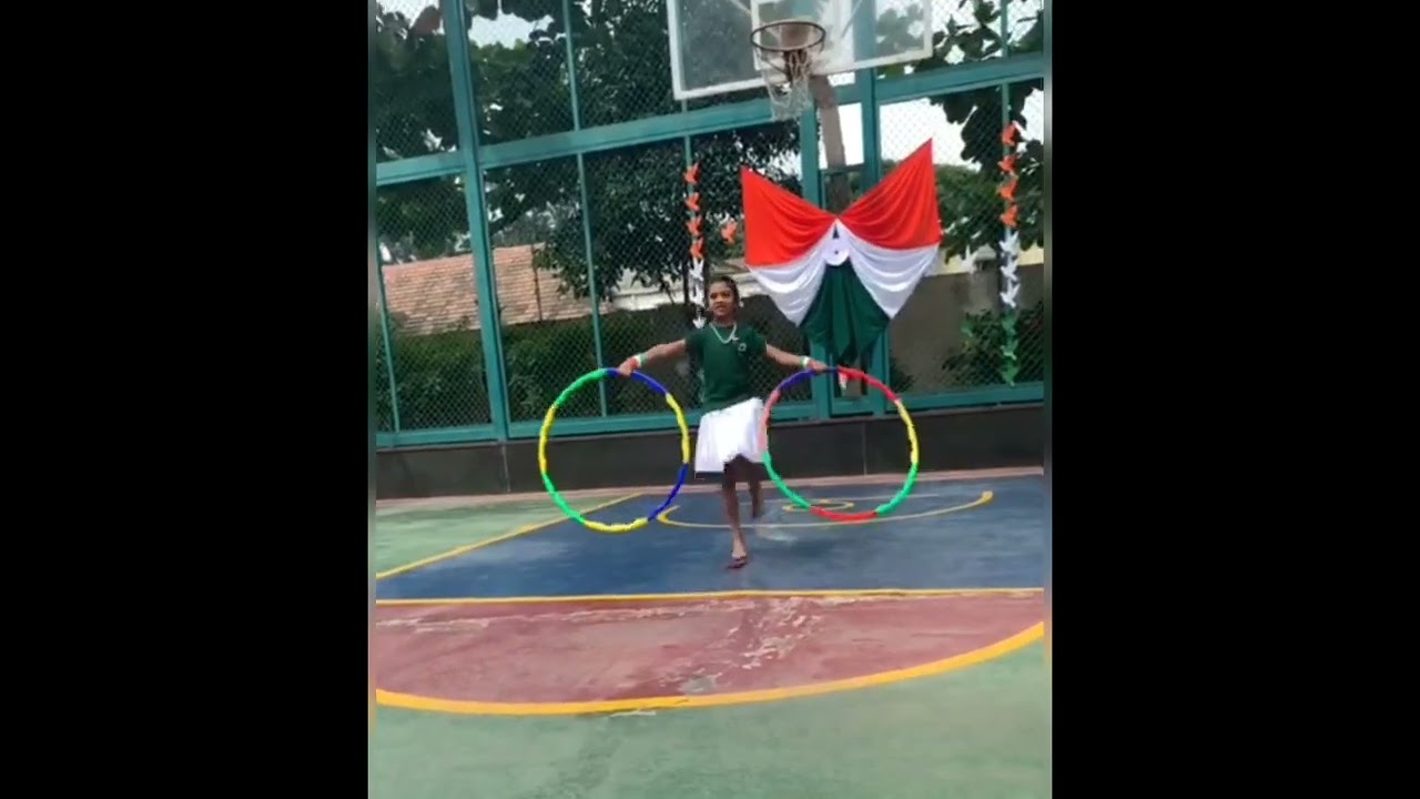 Hula hoop dance performance on 75th Independence Day🇮🇳