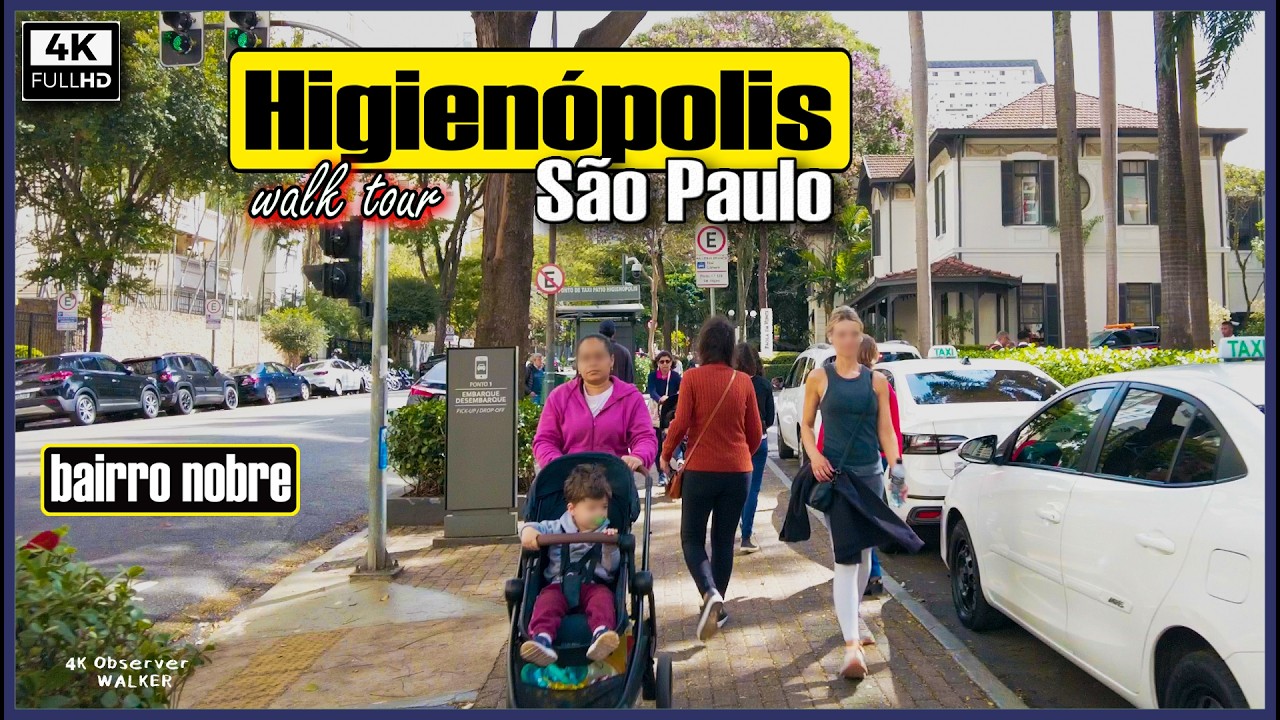 [4K] O Higienópolis ainda é uma área nobre? E como é? #saopauloape #saopaulowalkingtour #centrodesp