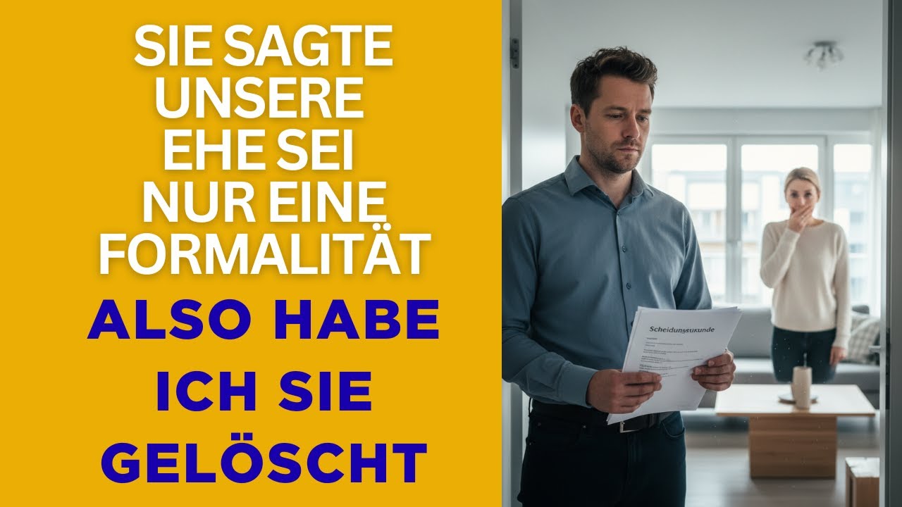 Als ich ihre Worte hörte – alles änderte sich in unserer Beziehung