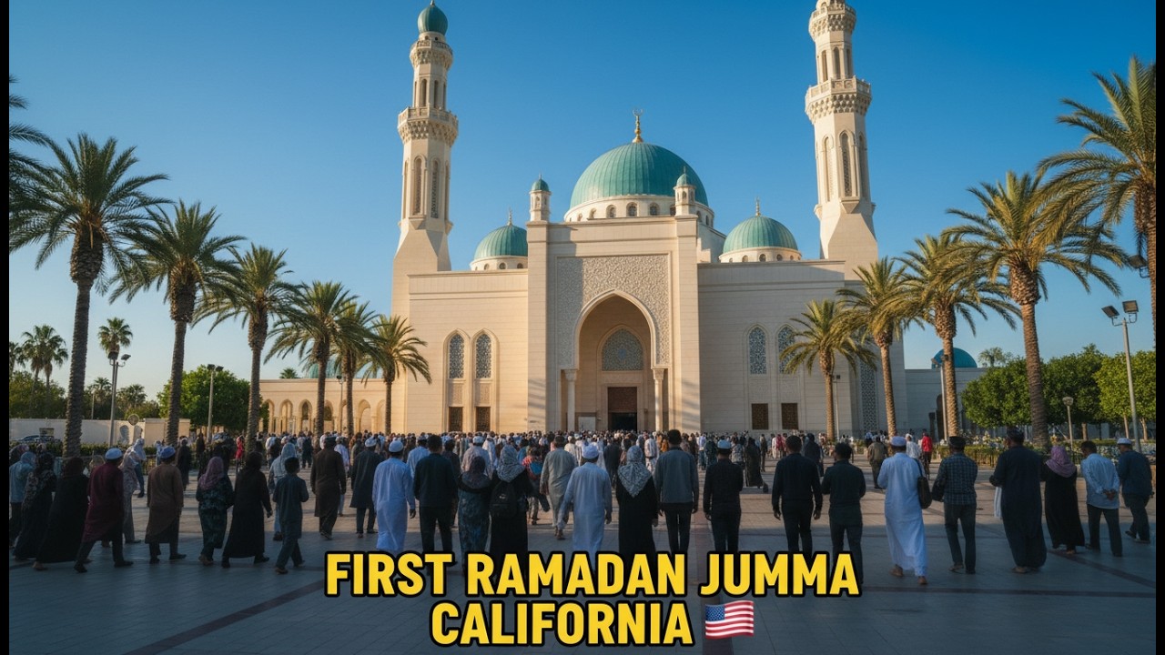 Ramadan First Jummah in San Bernardino 🇺🇸 | Super Maqsood Vlog