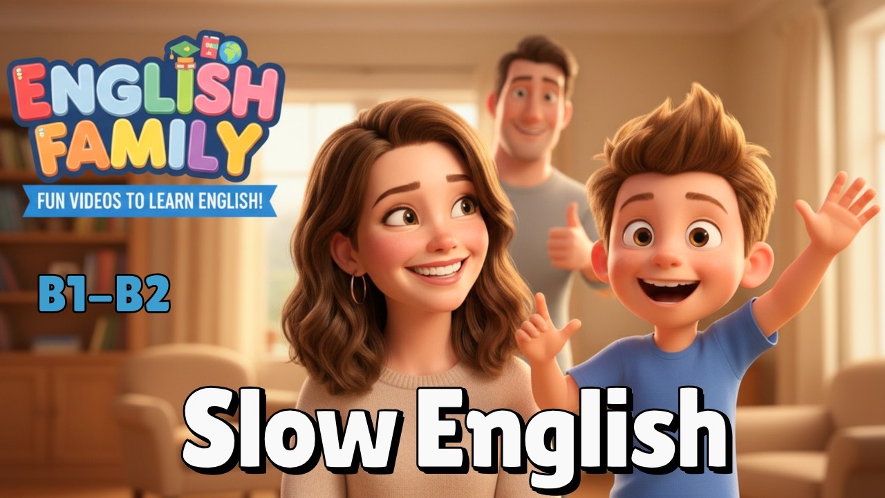 The Great Chocolate Cake Mystery -English Learning Family- English Listening Practice for Beginners