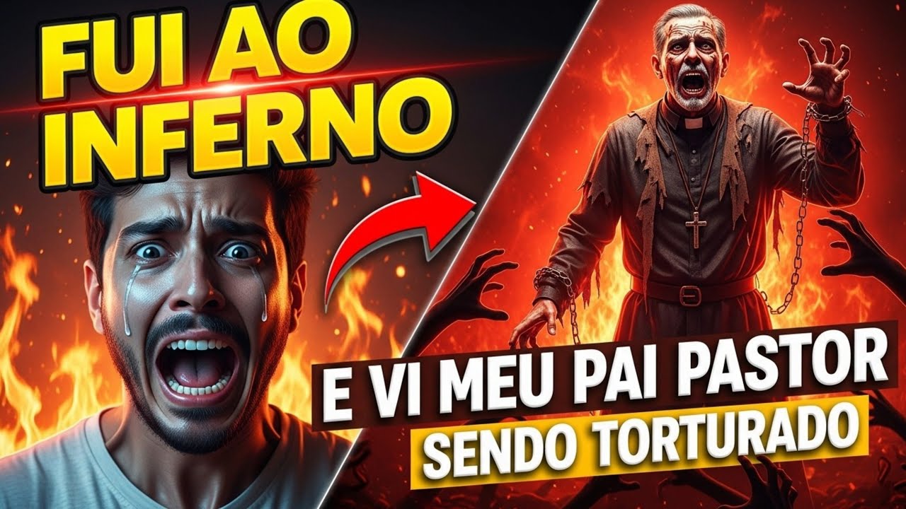 FUI LEVADO AO INFERNO E VI MEU PAI, QUE JÁ FOI PASTOR, SENDO TORTURADO