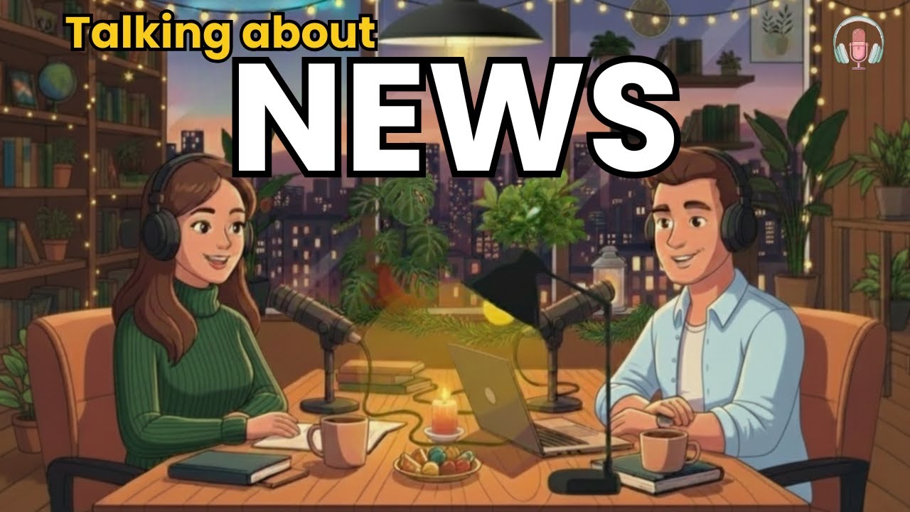 How to Talk About News in English | English Podcast for Speaking Fluency
