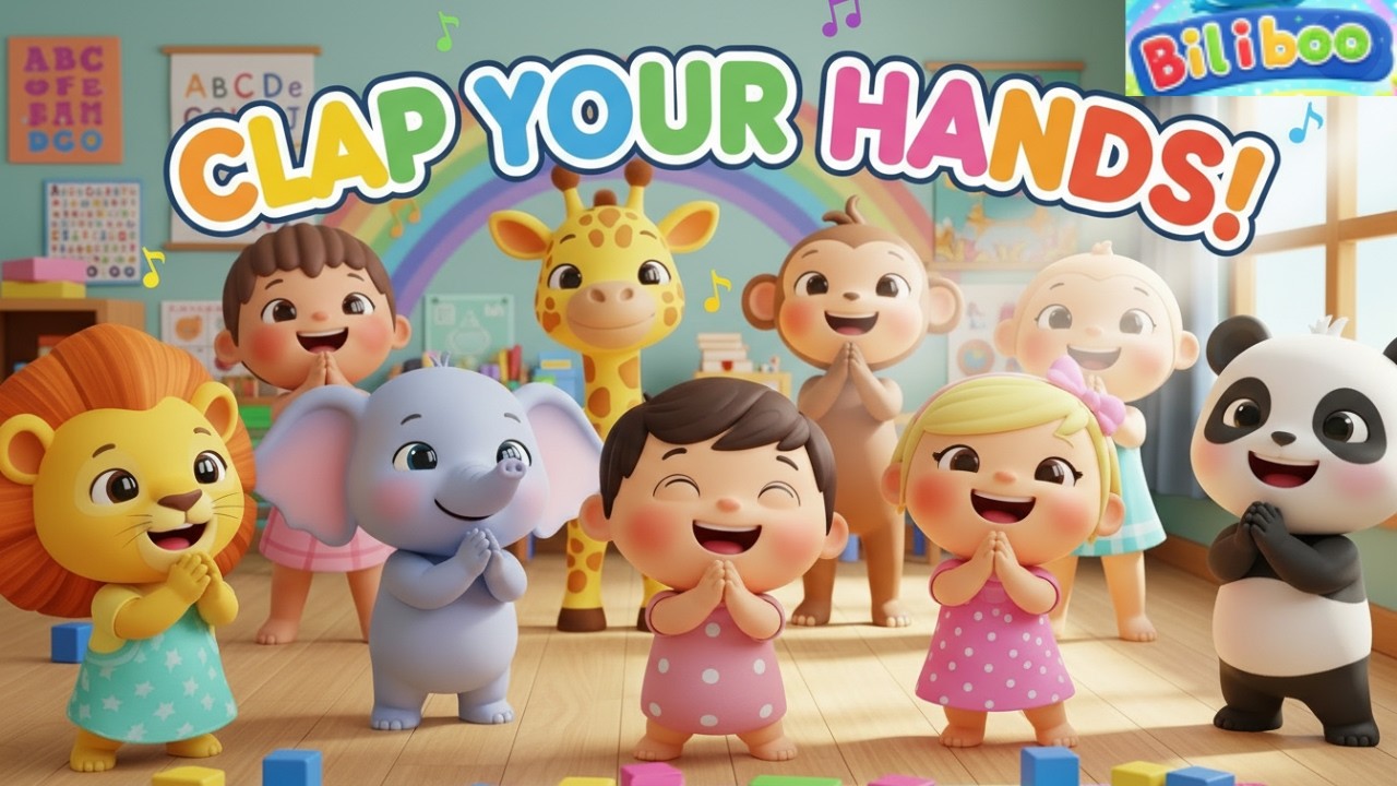 If You’re Happy and You Know It 👏 | Clap Your Hands Song | Nursery Rhyme for Kids | BILIBOO