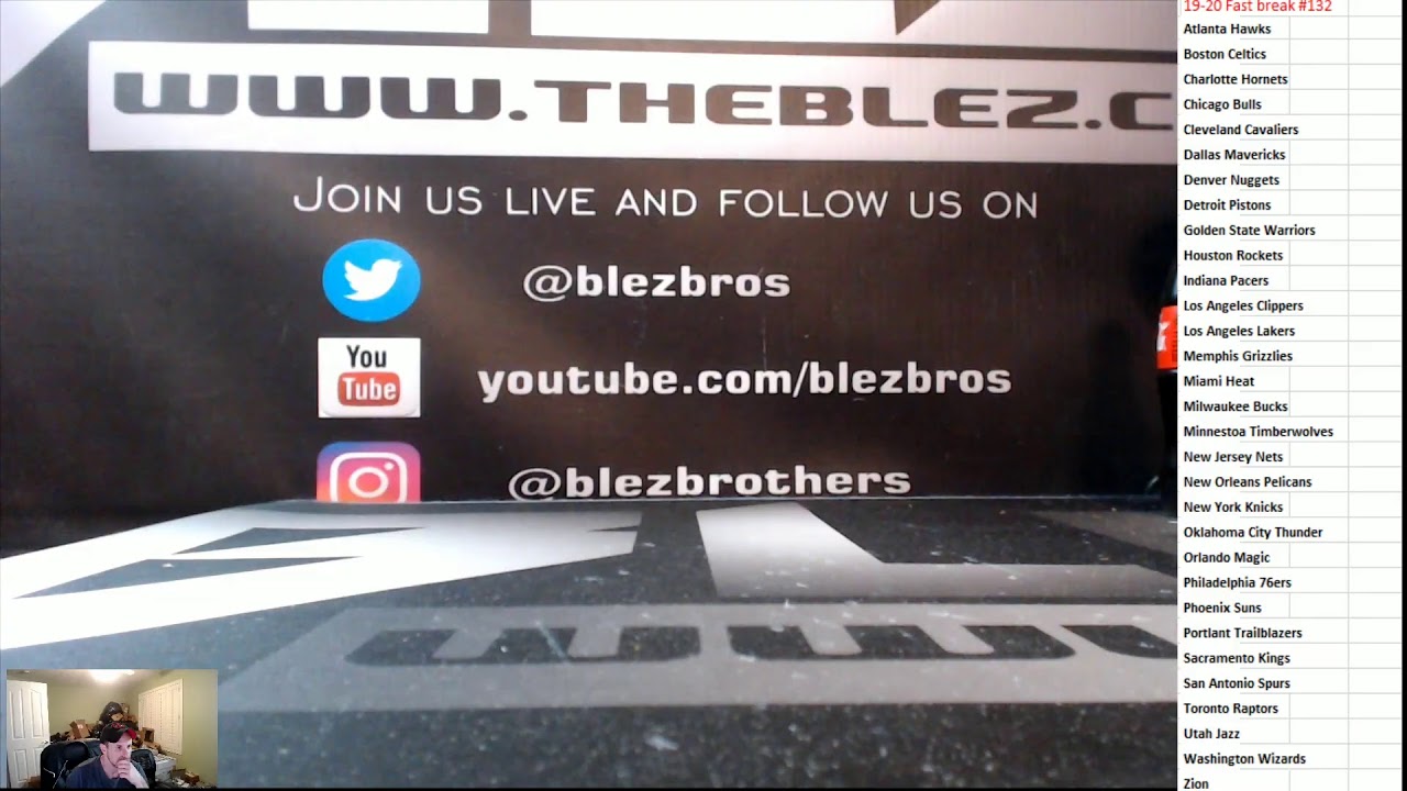 Blez Bros Live Case Break Sports Card Show