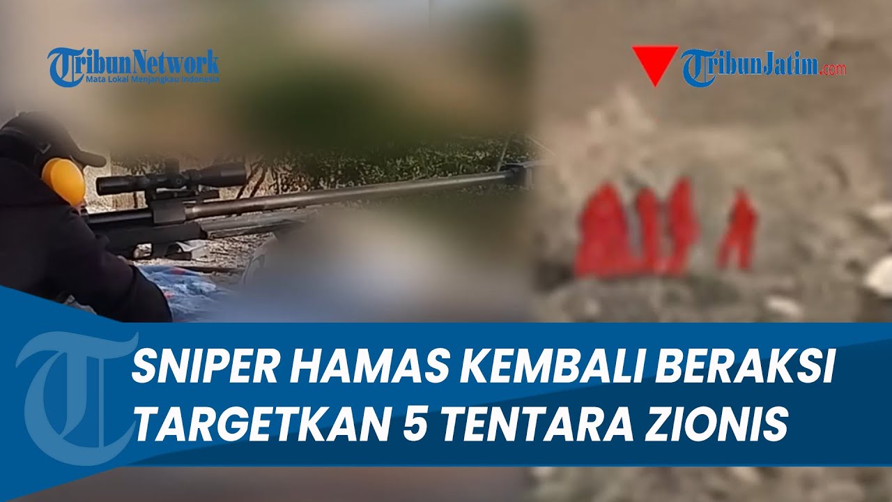 SNIPER HAMAS KEMBALI BERAKSI! Targetkan 5 Tentara Zionis, IDF Lari Ketakutan