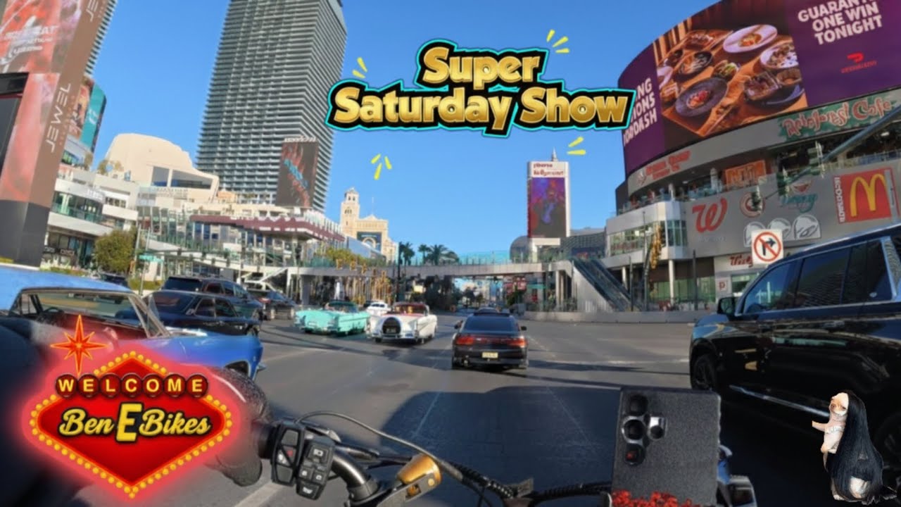 Super Saturday Weekend 2026 down Las Vegas blvd on my ebike