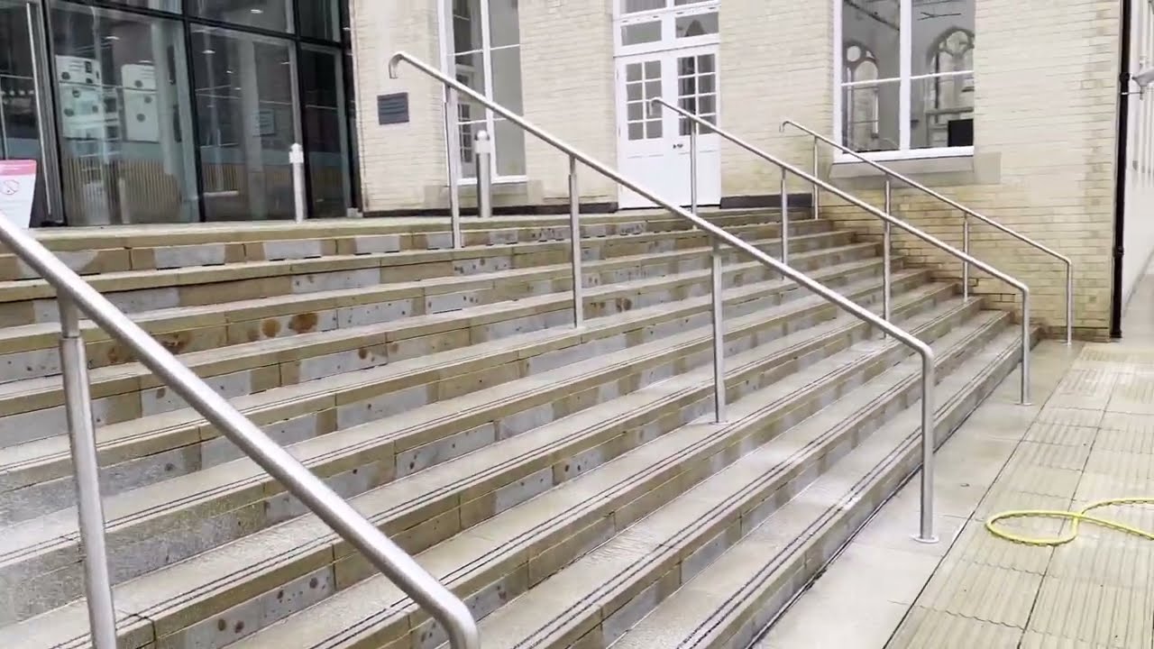 NATURAL STONE RESTORATION AND STEAM CLEANING AT NOTTINGHAM TRENT UNIVERSITY