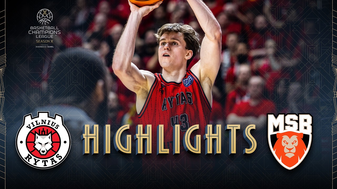 Rytas Vilnius v Le Mans Sarthe Basket | Round of 16 | Highlights | #BasketballCL 2025-26