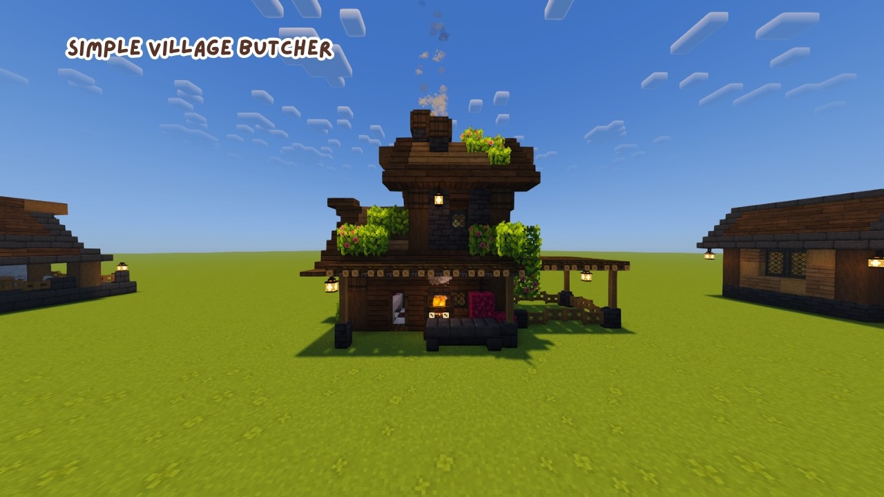 Minecraft | How to Build a BUTCHER House For a Village | Tutorial