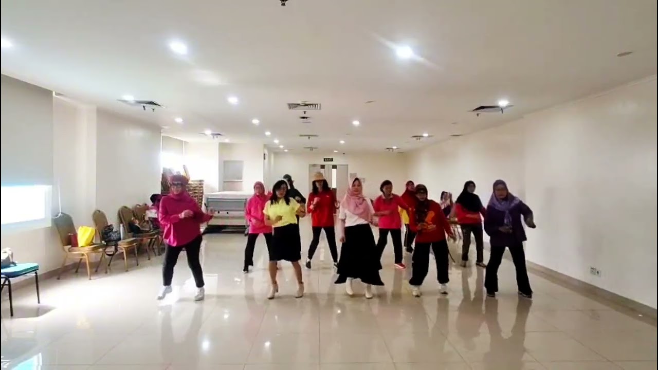 New Ciki Ciki Bam Bam - linedance #Choreo by Everdina Tangapo(INA)& Roy Dayoh (INA)#LD EMC Pekayon 