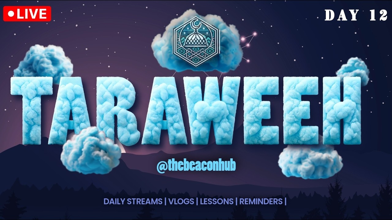 Taraweeh Live from Swansea | Night 12 | Full Qur’an Recitation | Ramadan 2026