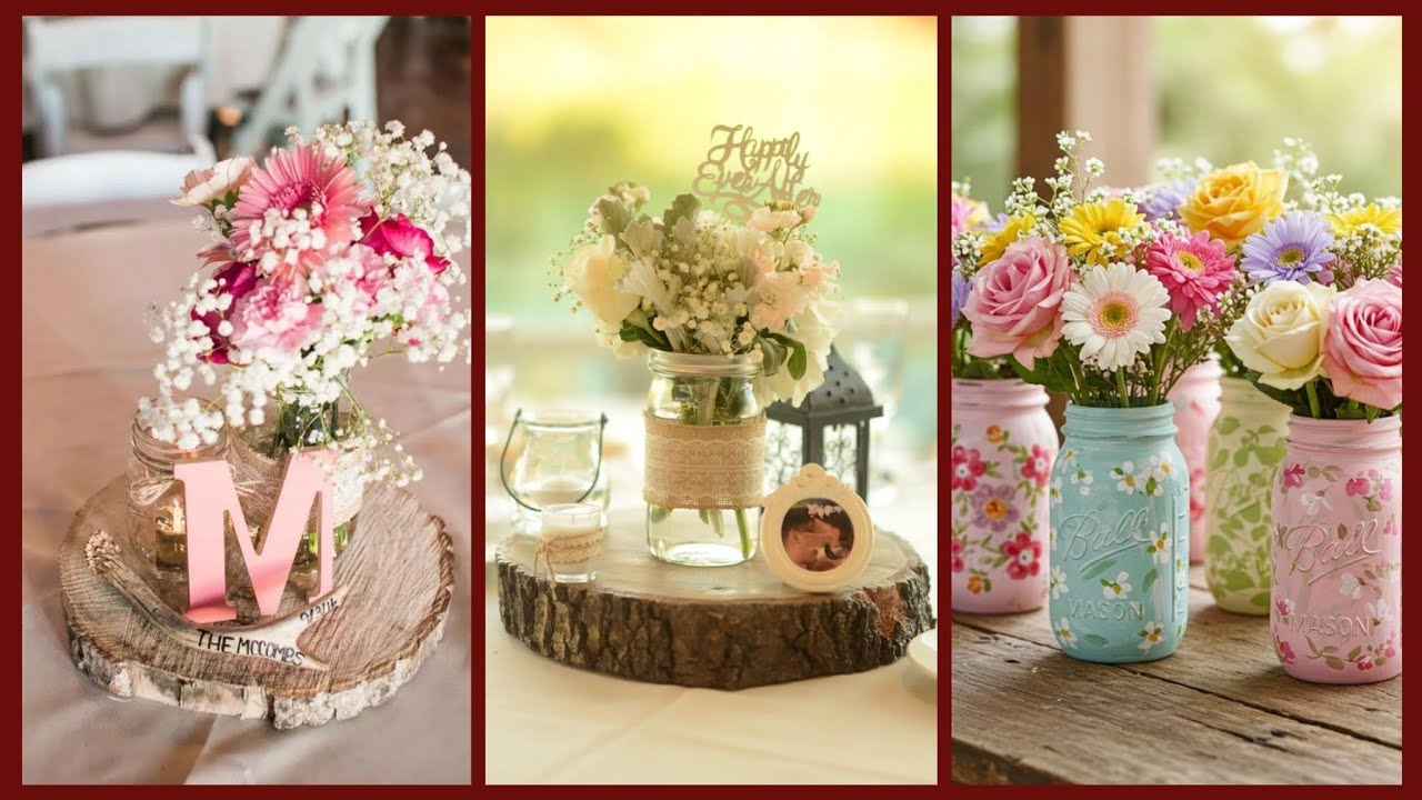 120 Completely Customised Mason Jar centerpiece ideas #diy #decoration #trending