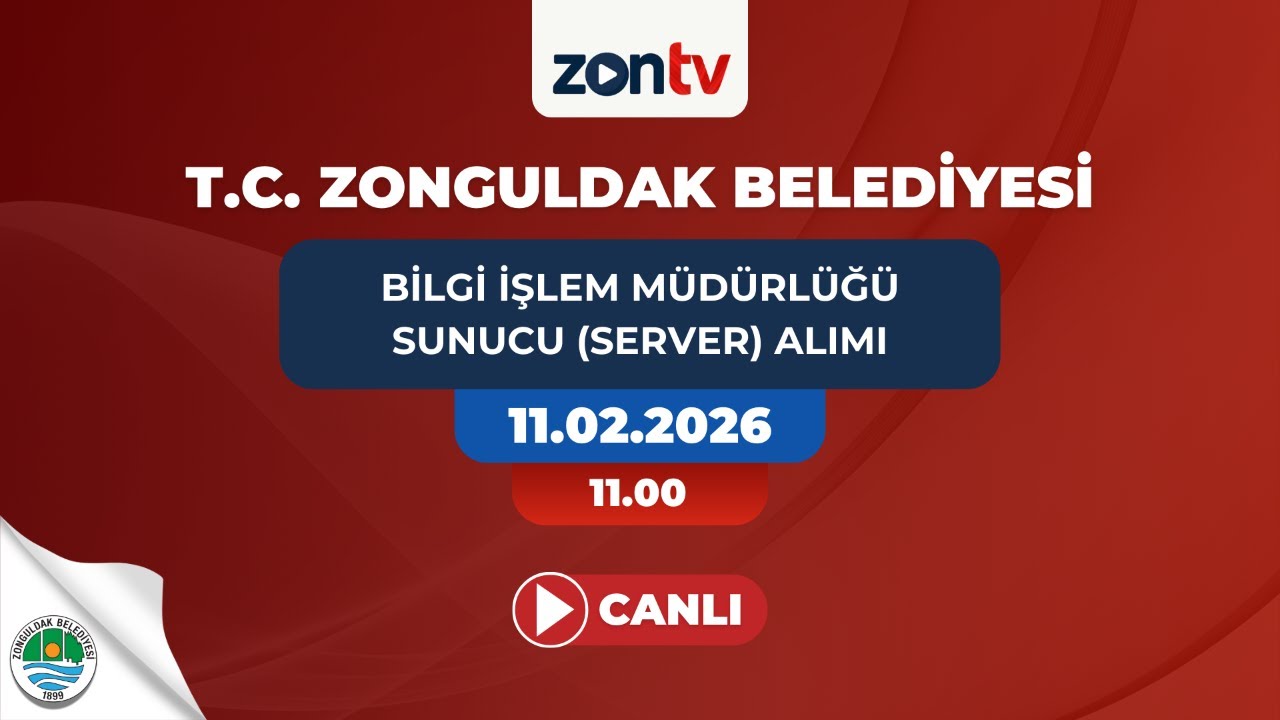 ZONGULDAK BELEDİYESİ BİLGİ İŞLEM MÜDÜRLÜĞÜ SUNUCU (SERVER) ALIMI
