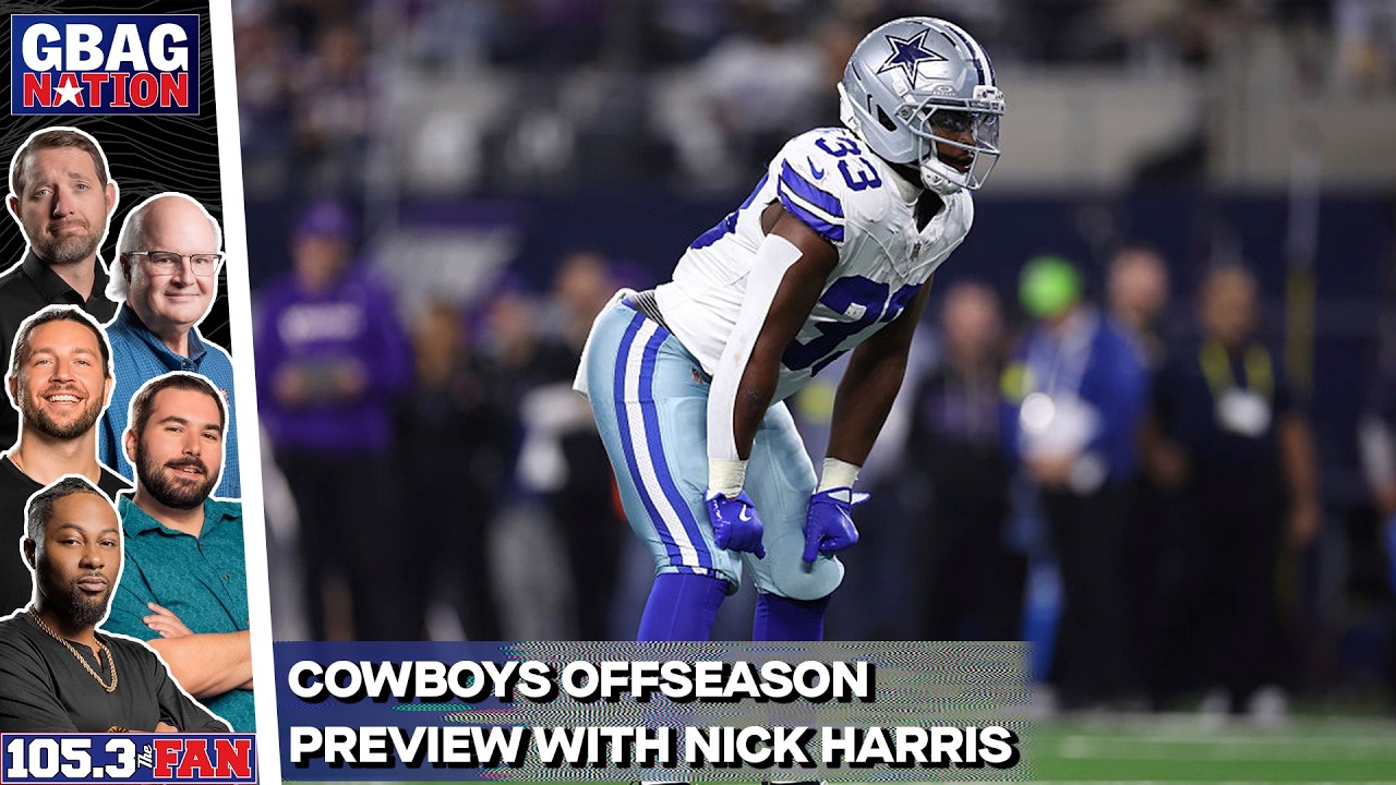 Cowboys Offseason Preview W/ Nick Harris: George Pickens, Javonte Williams, Nickle Position | G-BAG