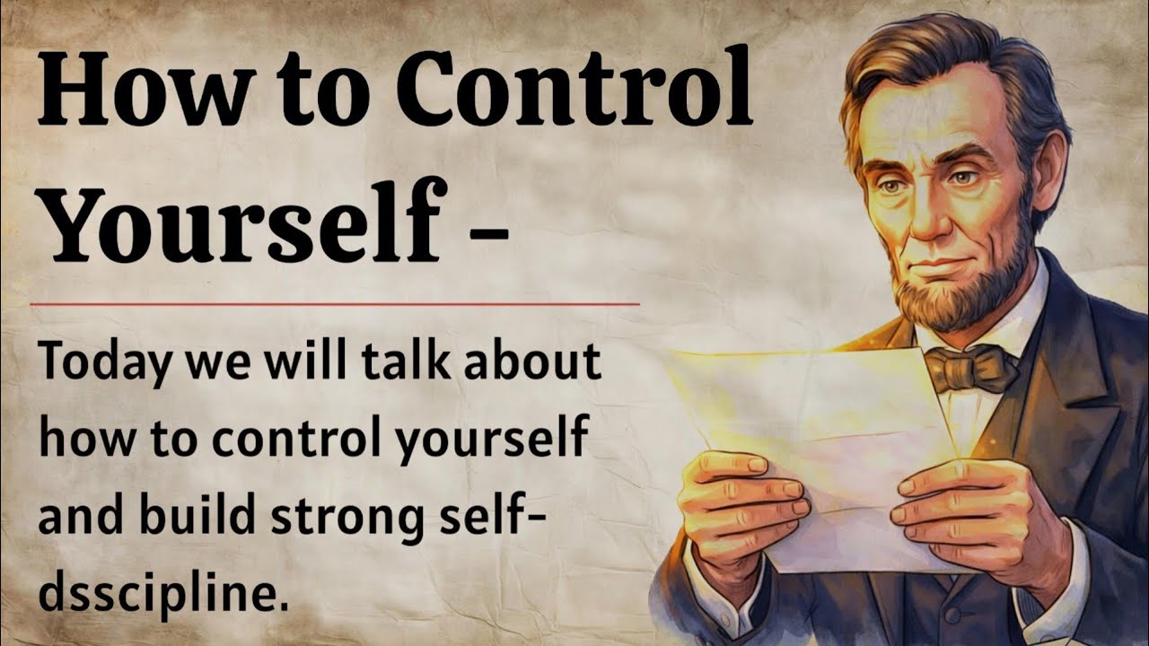 The Power of Self-Control - Master Self-Control || Improve Your English Fluency ✅️ 