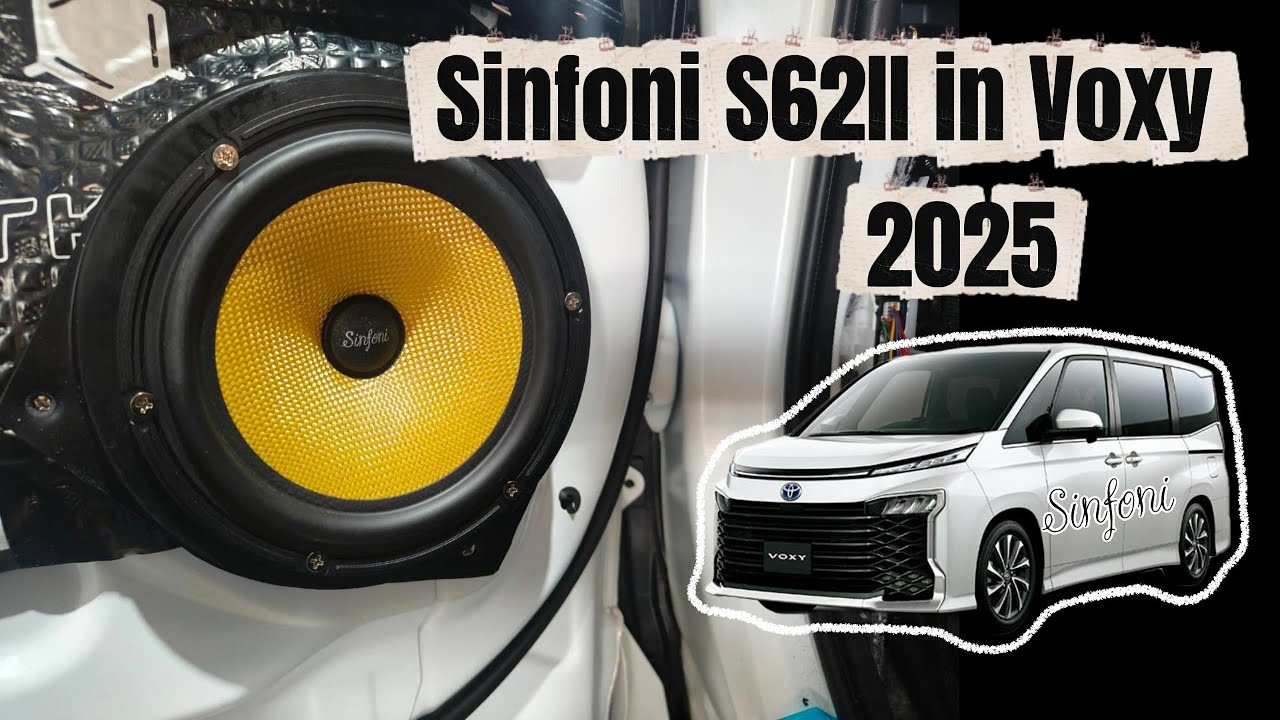 Toyota Voxy กับชุดเครื่องเสียงสุดHi-end  Sinfoni made in italy เสียงหวานๆที่ทุกคนตามหา
